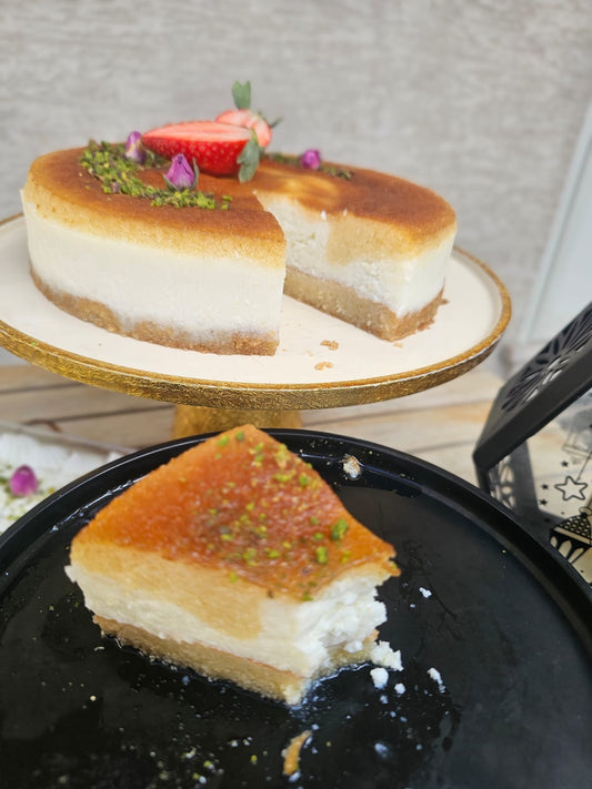 🍰 وصفة البسبوسة بالقشطة