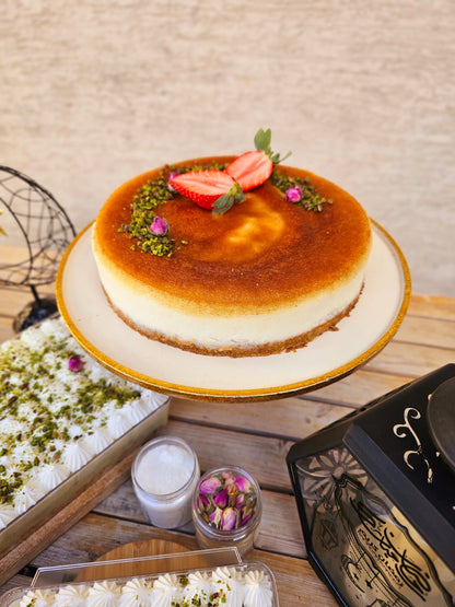 🍰 وصفة البسبوسة بالقشطة